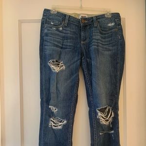 Paige Ripped Boyfriend Jeans